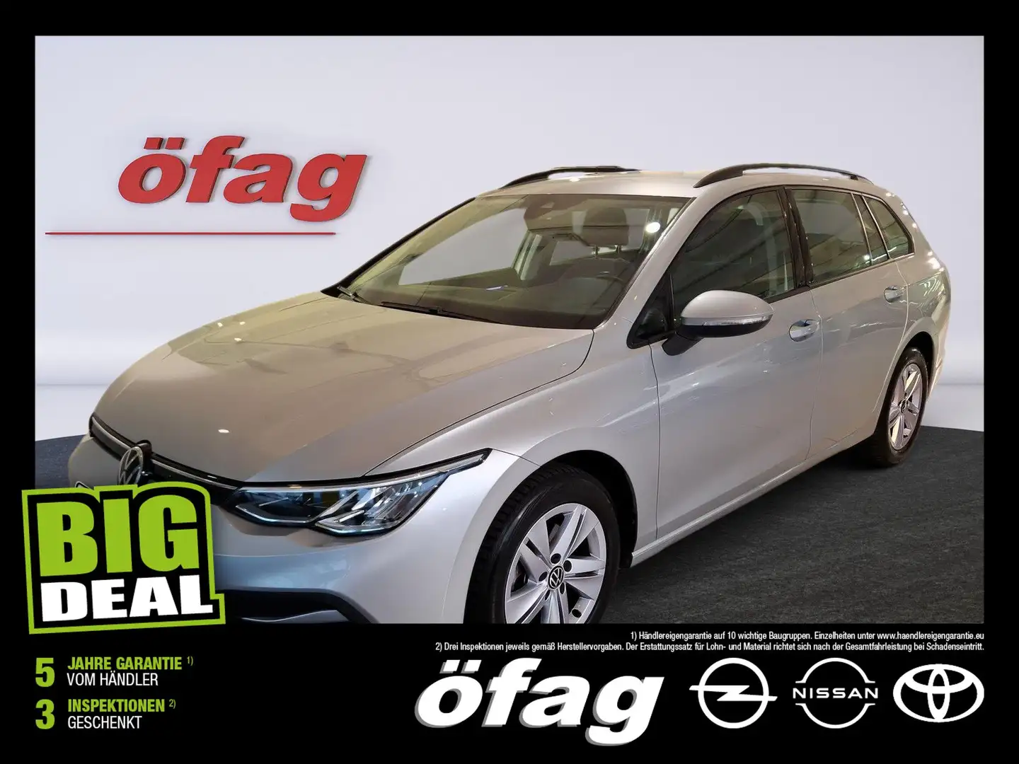 Volkswagen Golf Variant 1.0 eTSI Life DSG Silber - 1