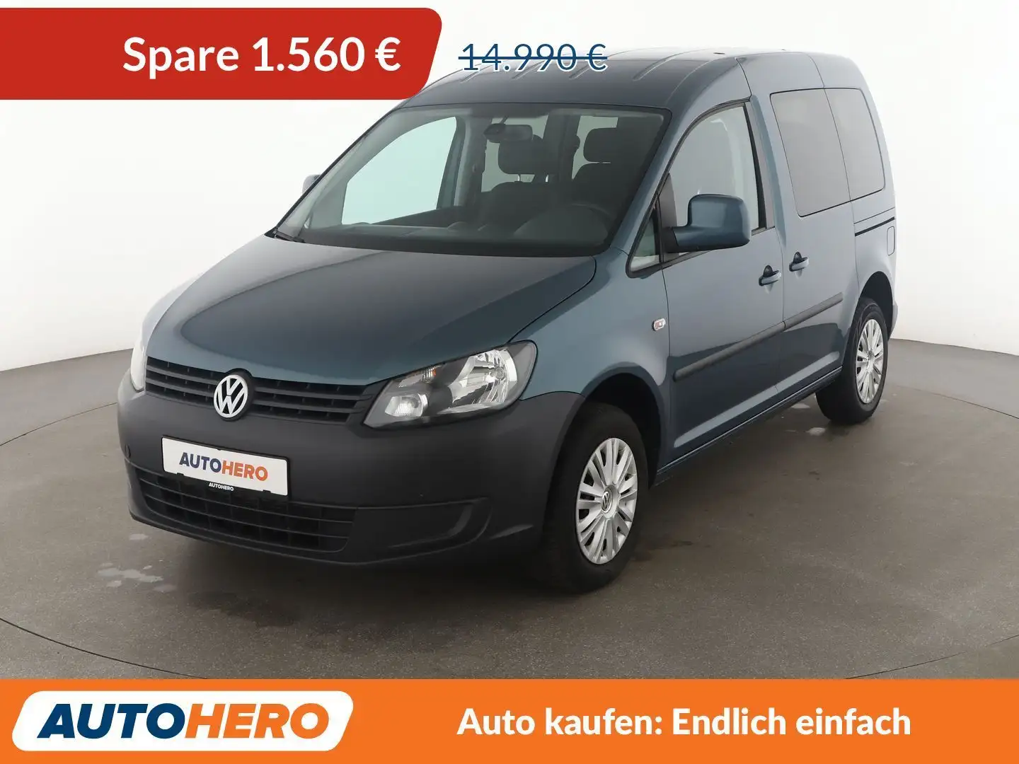 Volkswagen Caddy 1.2 TSI Trendline*TEMPO*PDC*SHZ*KLIMA* Grün - 1
