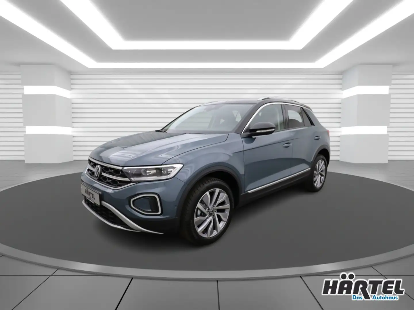 Volkswagen T-Roc STYLE 1.5 TSI DSG (+ACC-RADAR+NAVI+AHK) LED Blauw - 2