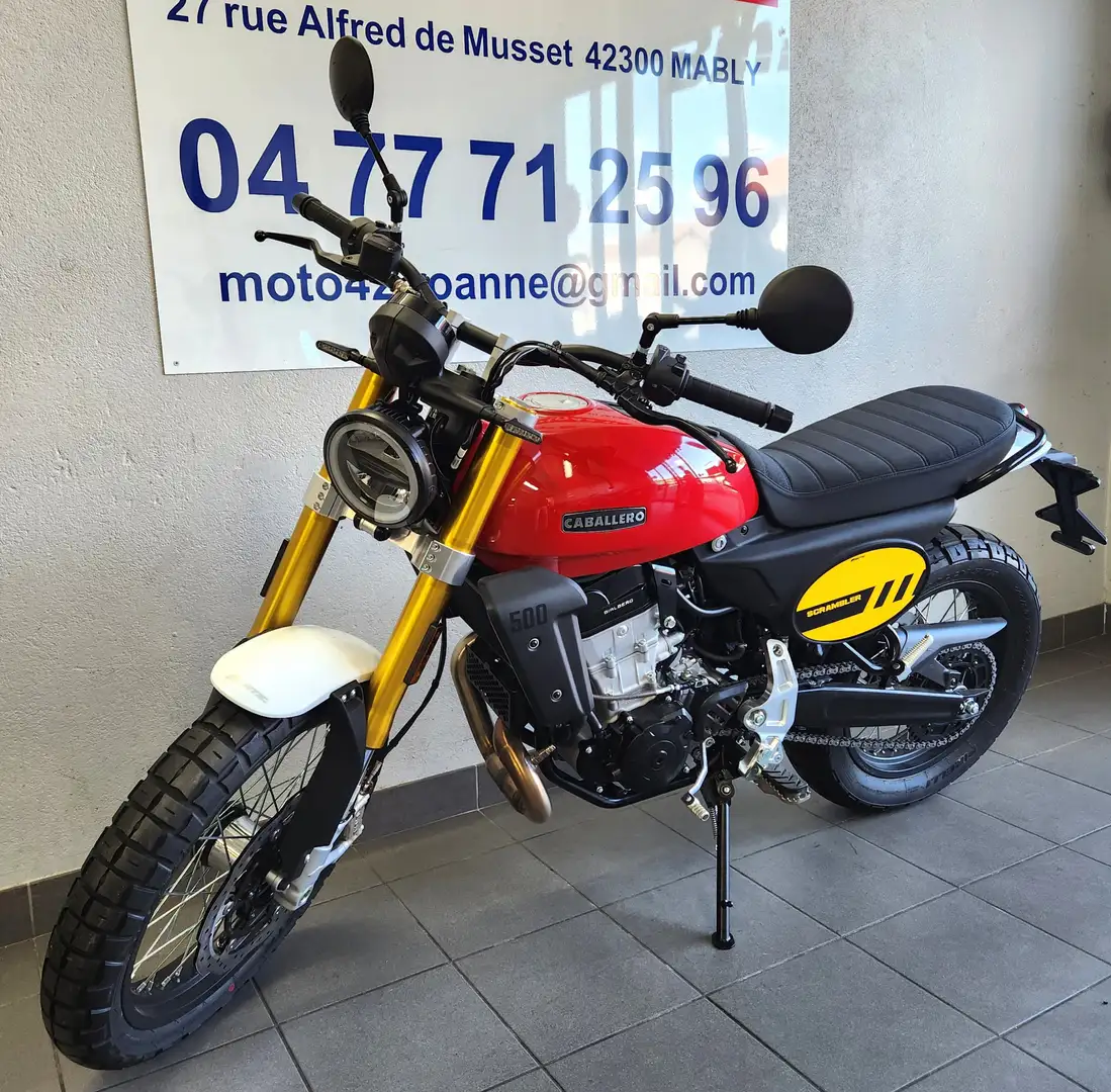 Fantic Caballero 500 Červená - 2