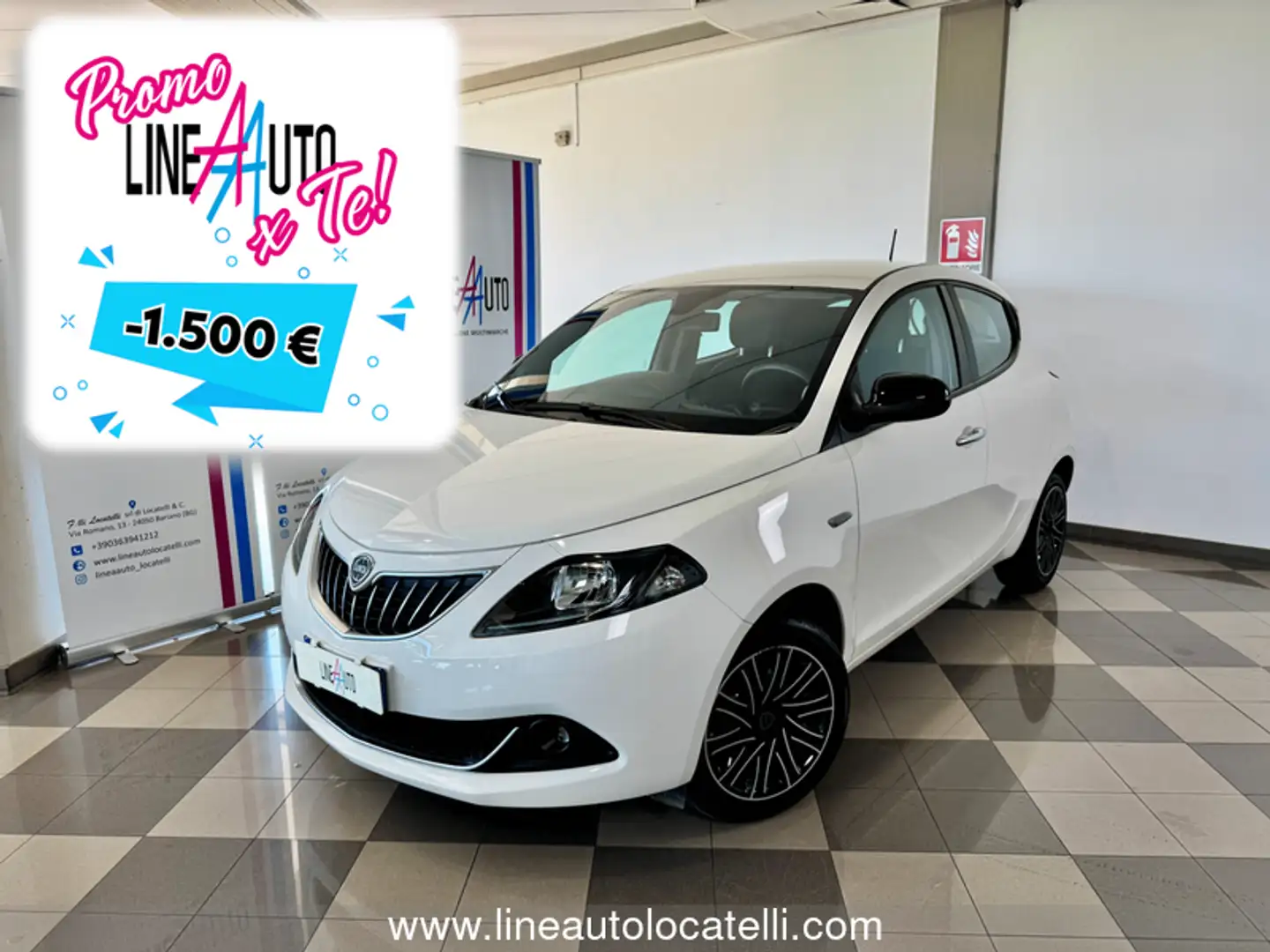 Lancia Ypsilon 1.0 FireFly 5 porte S&S Hybryd Gold Bianco - 1