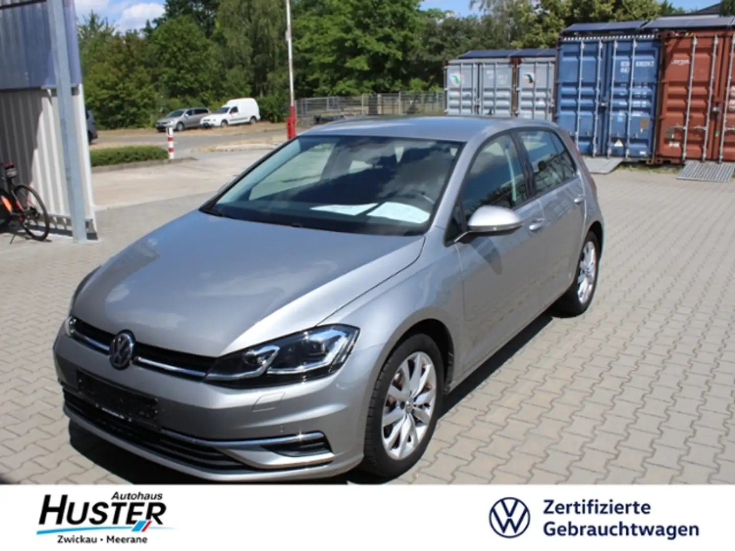 Volkswagen Golf VII Comfortline 1.0 TSI OPF*LED,STHZ,RFK,ACC* Plateado - 1