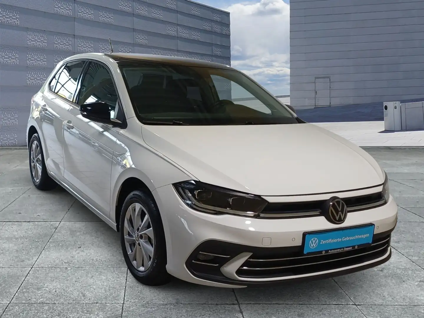 Volkswagen Polo 1.0 TSI Style DSG+USB+DAB+BAA+EPH+NSW+LWS+ Klima Weiß - 2