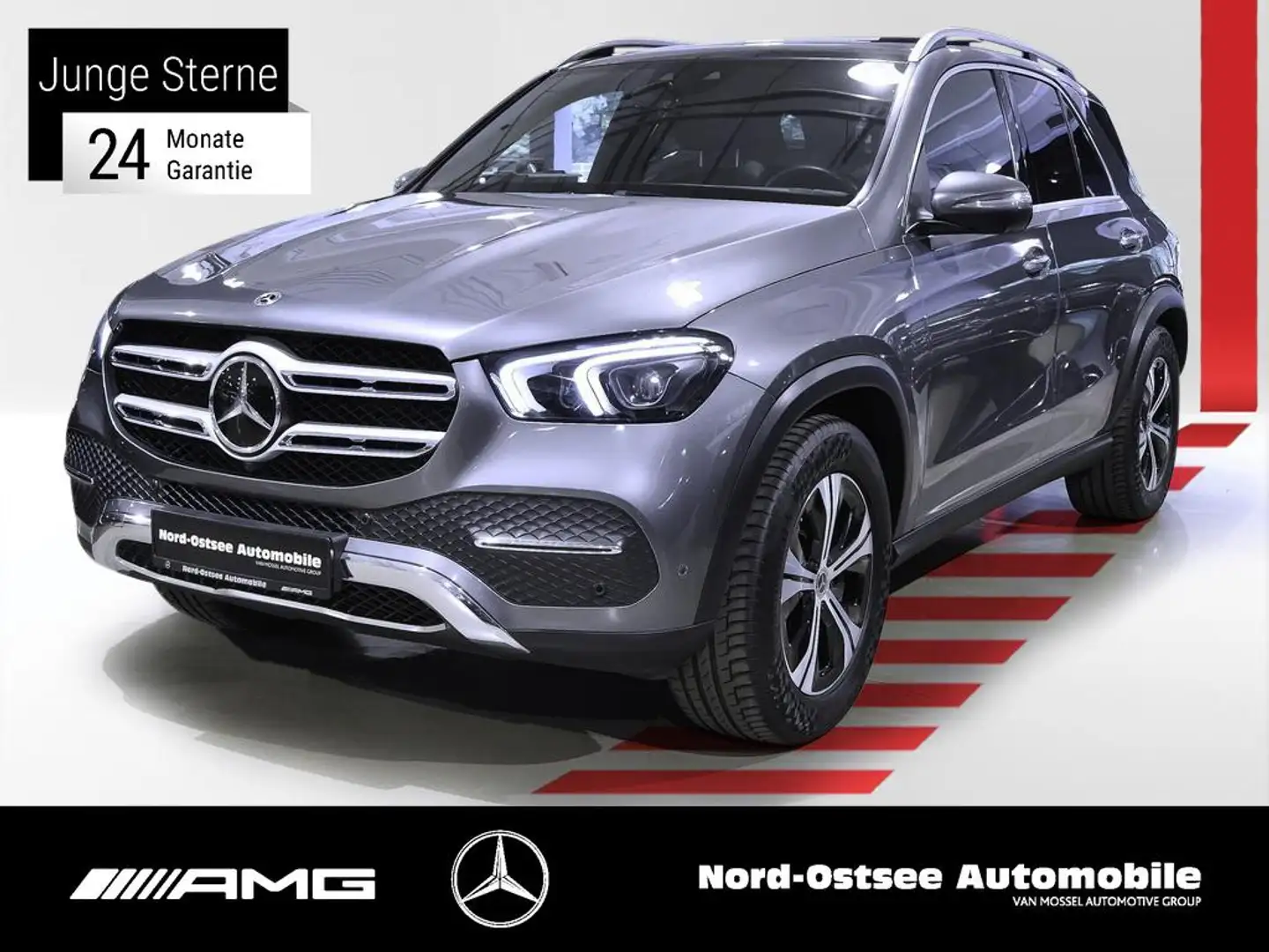 Mercedes-Benz GLE 350 de 4M  HUD PANO AHK 360° KAMERA LED DAB Gris - 1