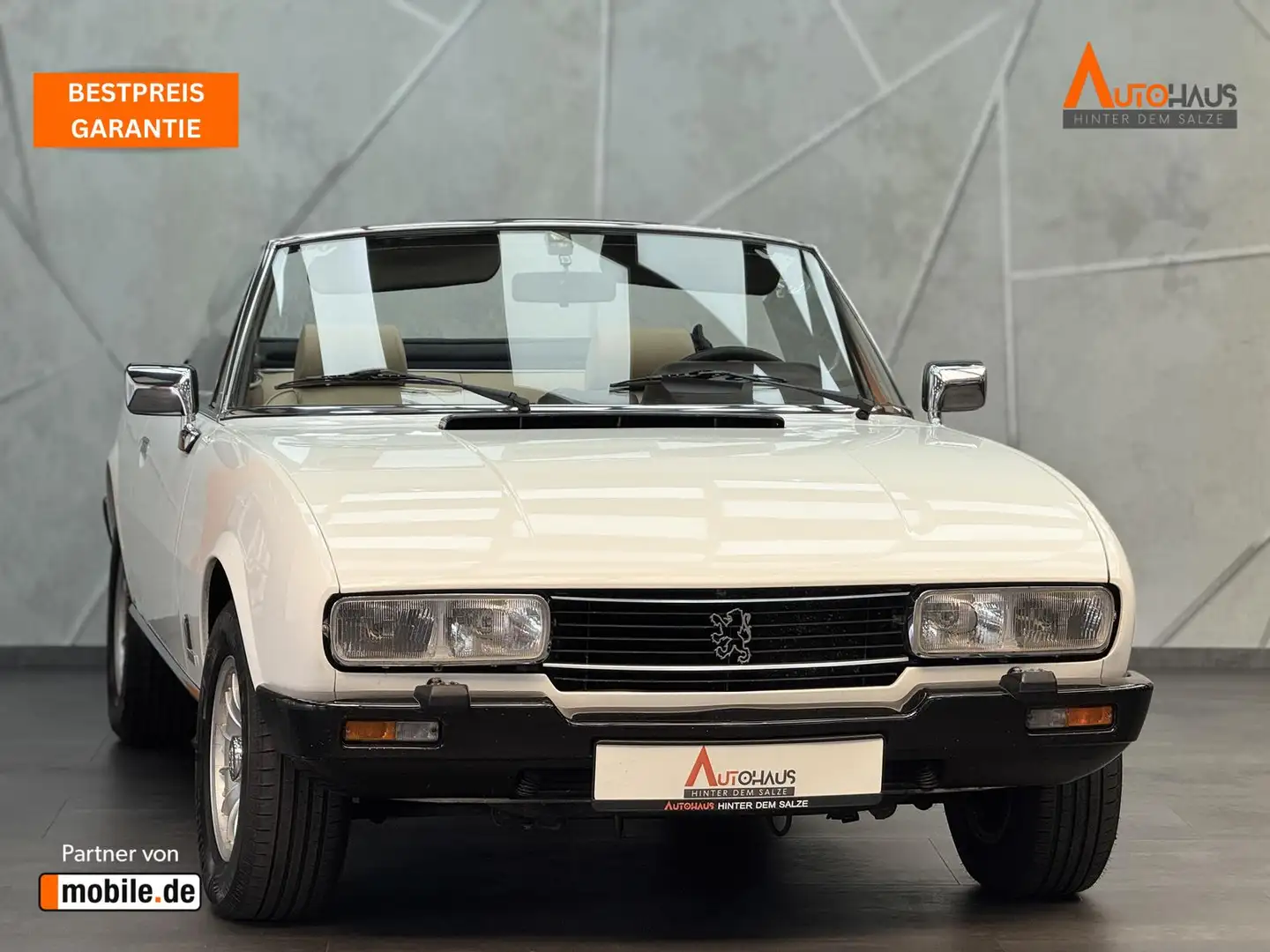 Peugeot 504 Cabrio B12 Pininfarina 1.HAND| LIEBHABER | Alb - 1