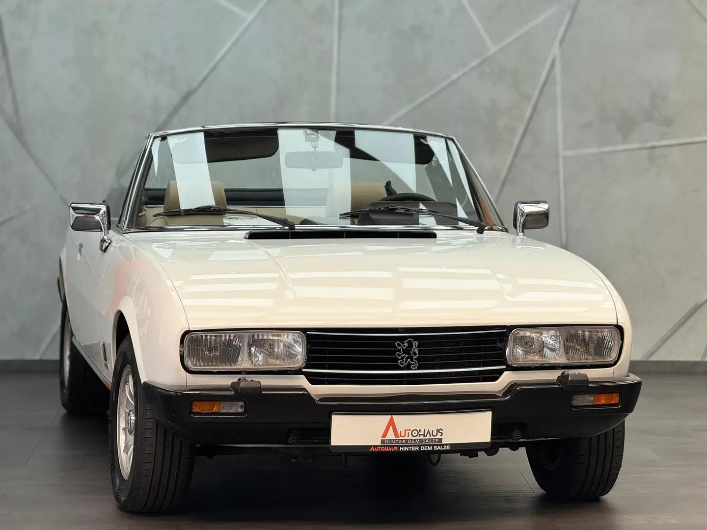 Peugeot 504 Cabrio B12 Pininfarina 1.HAND| LIEBHABER | Alb - 2
