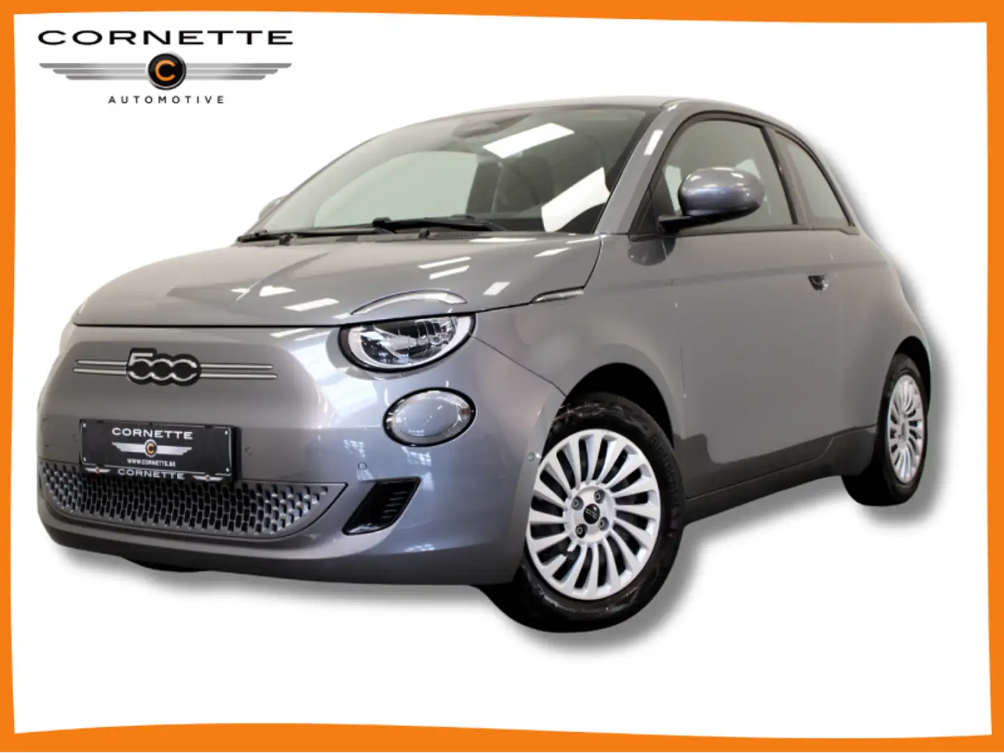Fiat 500e Icon Berline 42 kWh DAB GROTE BATTERIJ - CARPLAY Gris - 1