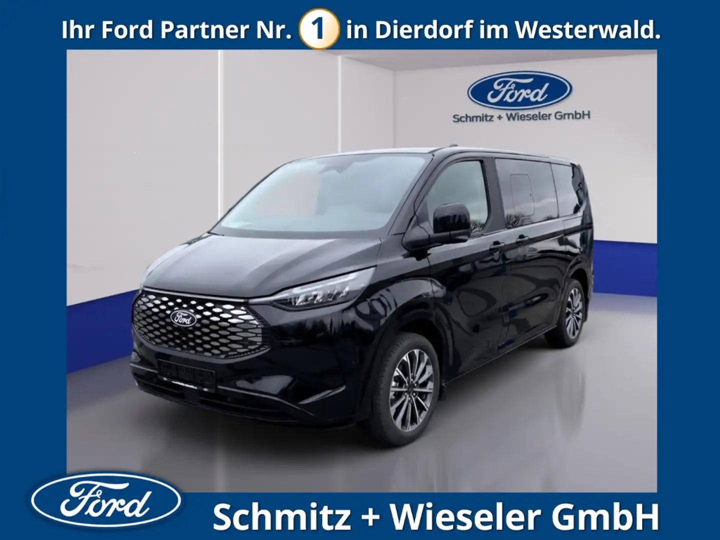 Ford Tourneo Custom Titanium X Elektro Panorama 218PS Černá - 1