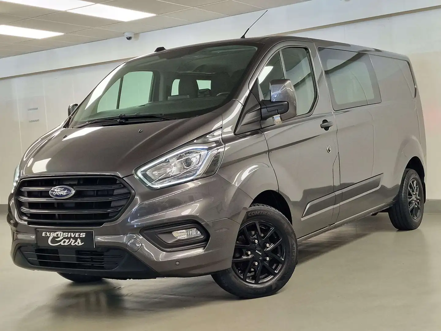 Ford Transit Custom 2.0TDCI 130CV 6 PLACES DOUBLE CABINE LONG CHASSIS Beige - 1