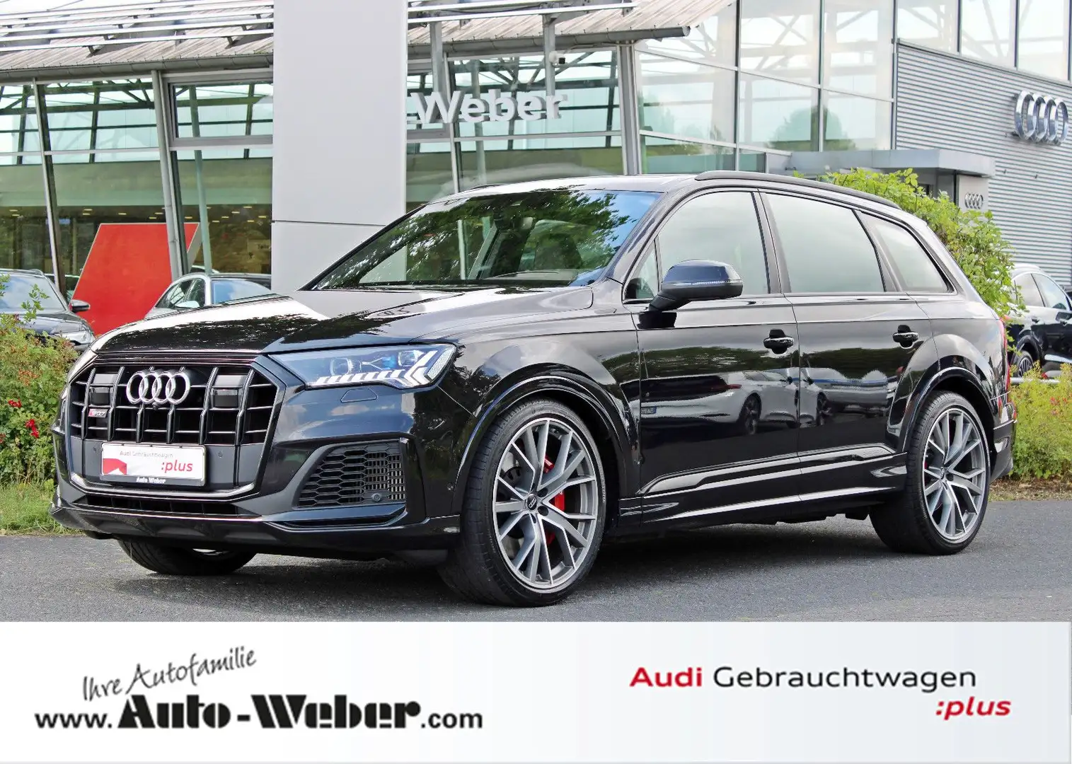 Audi SQ7 TDI qu NACHT HUD PANO AHK S SITZE 360° B&O Negru - 1