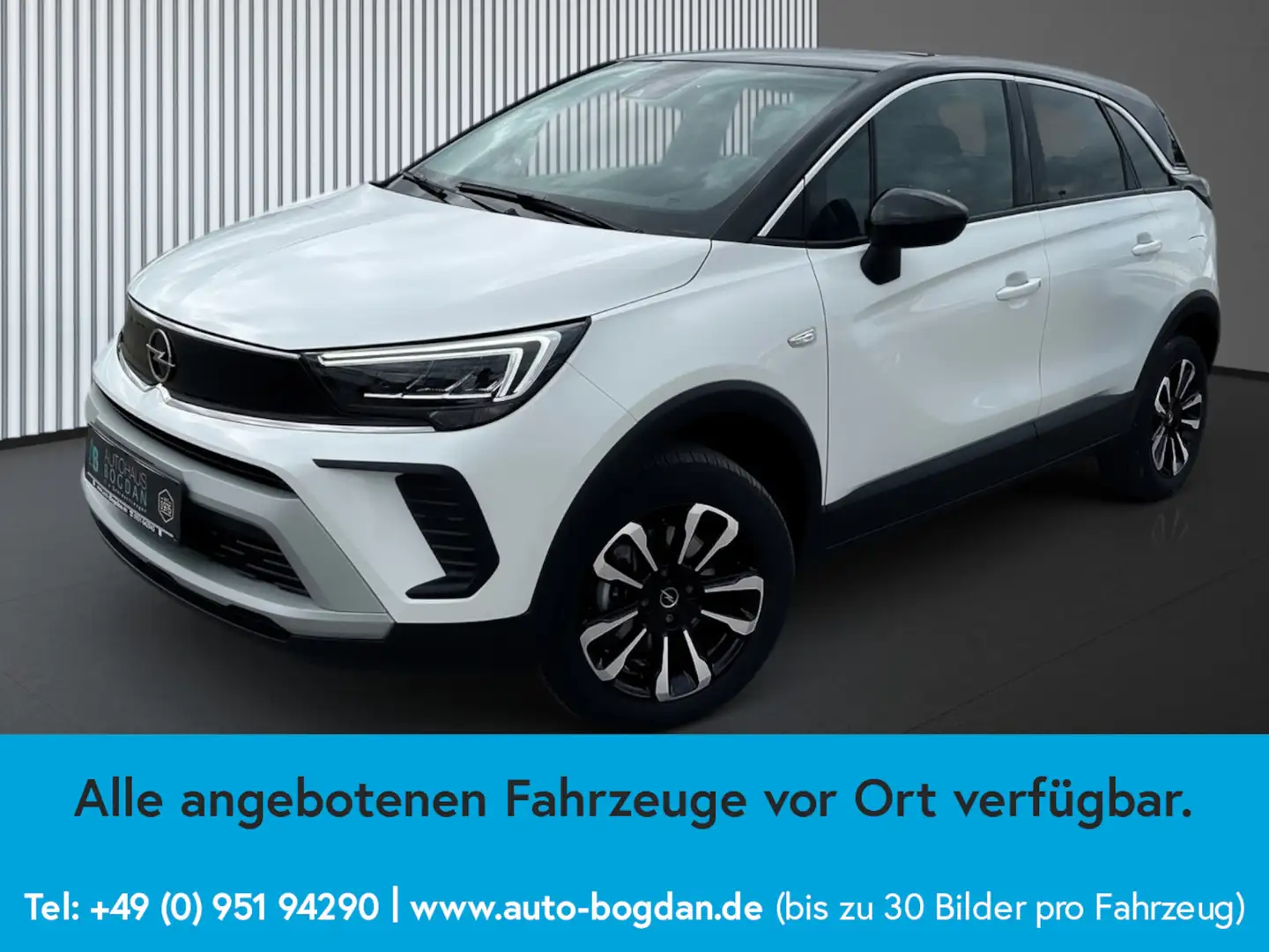 Opel Crossland Elegance LED*Kamera*Tempomat*Teilleder* Weiß - 2