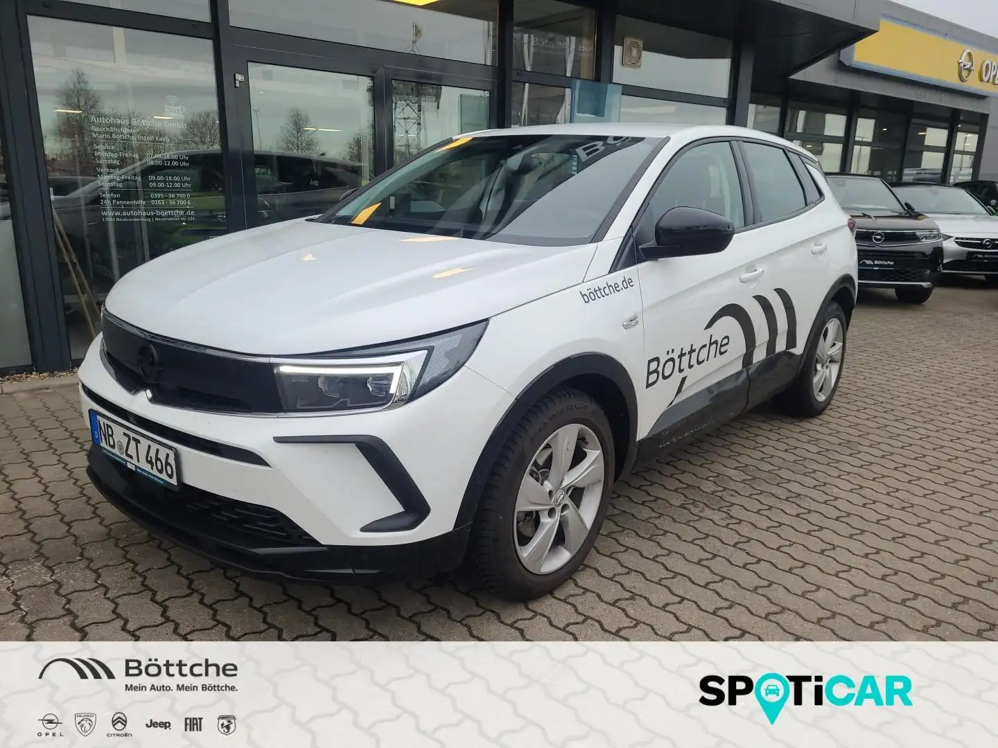 Opel Grandland 1.2 GS Line Mild-Hybrid AT/LED/Navi/Shz/Kamera/Kli Weiß - 1