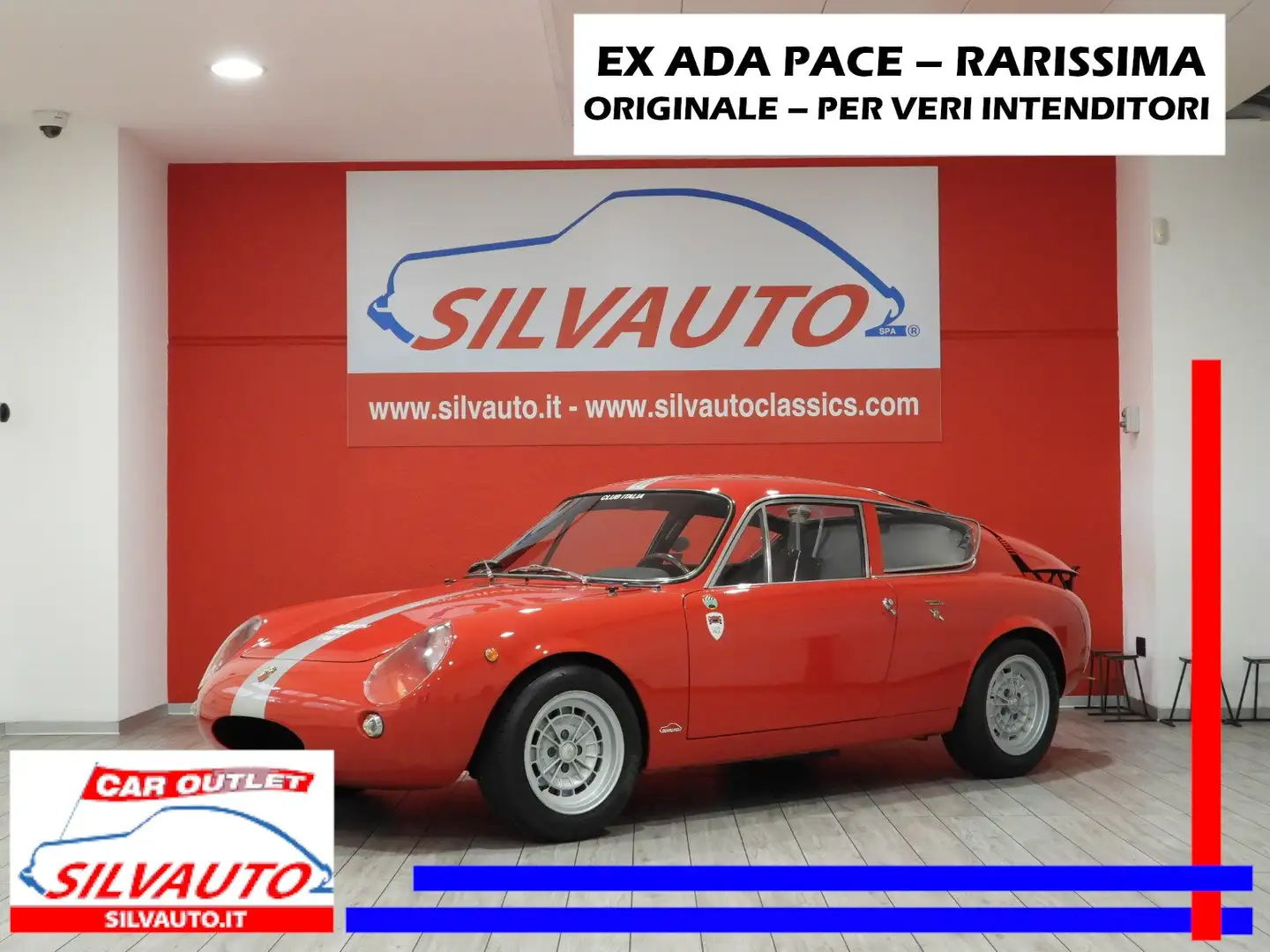 Abarth 124 Spider ABARTH SIMCA 1300 TIPO 230 CARROZZ. BECCARIS(1963) Rot - 1
