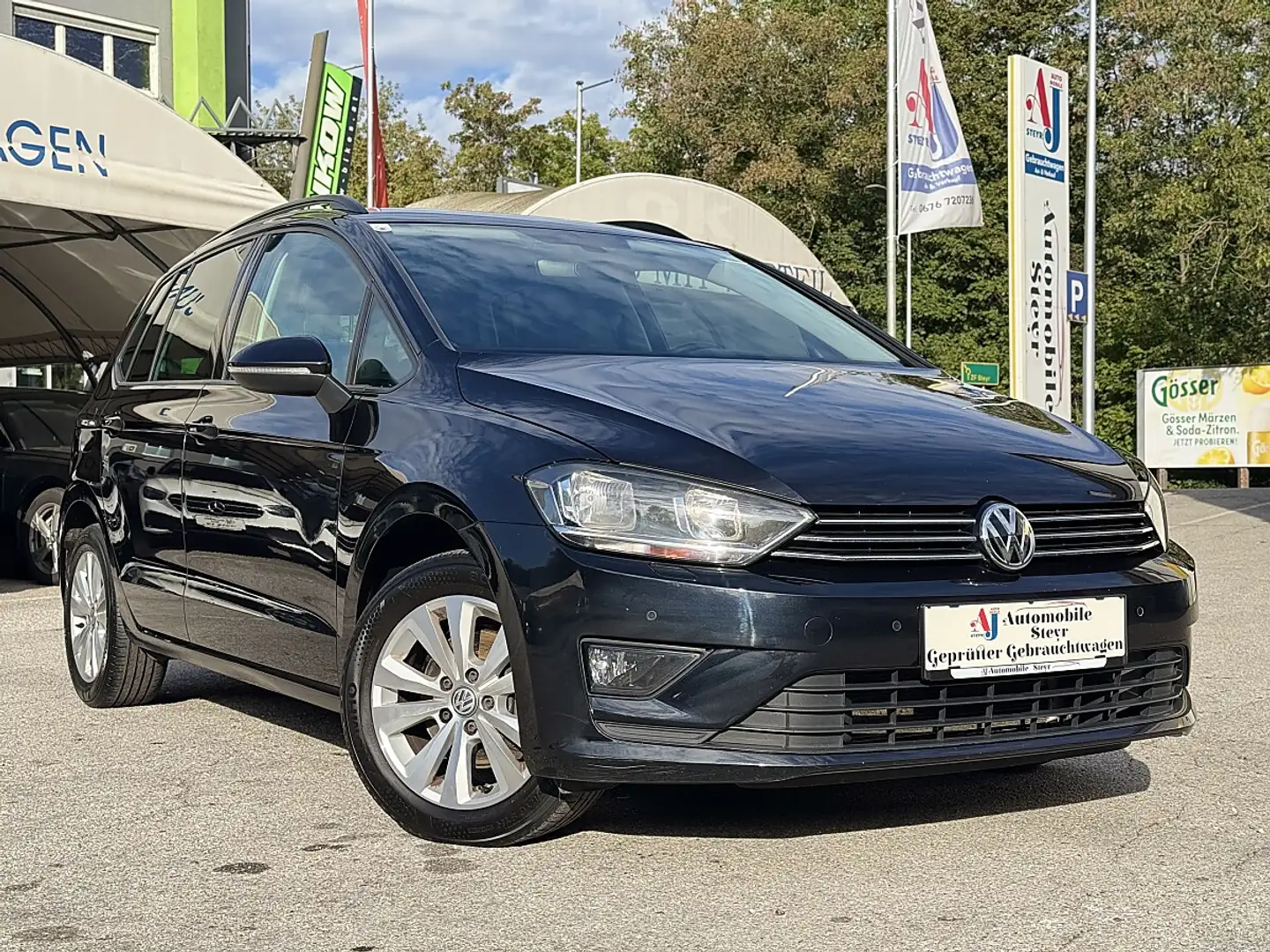 Volkswagen Golf Sportsvan 1,6 TDI Rabbit+Apple CarPlay+Sitzheizung vorne Schwarz - 1