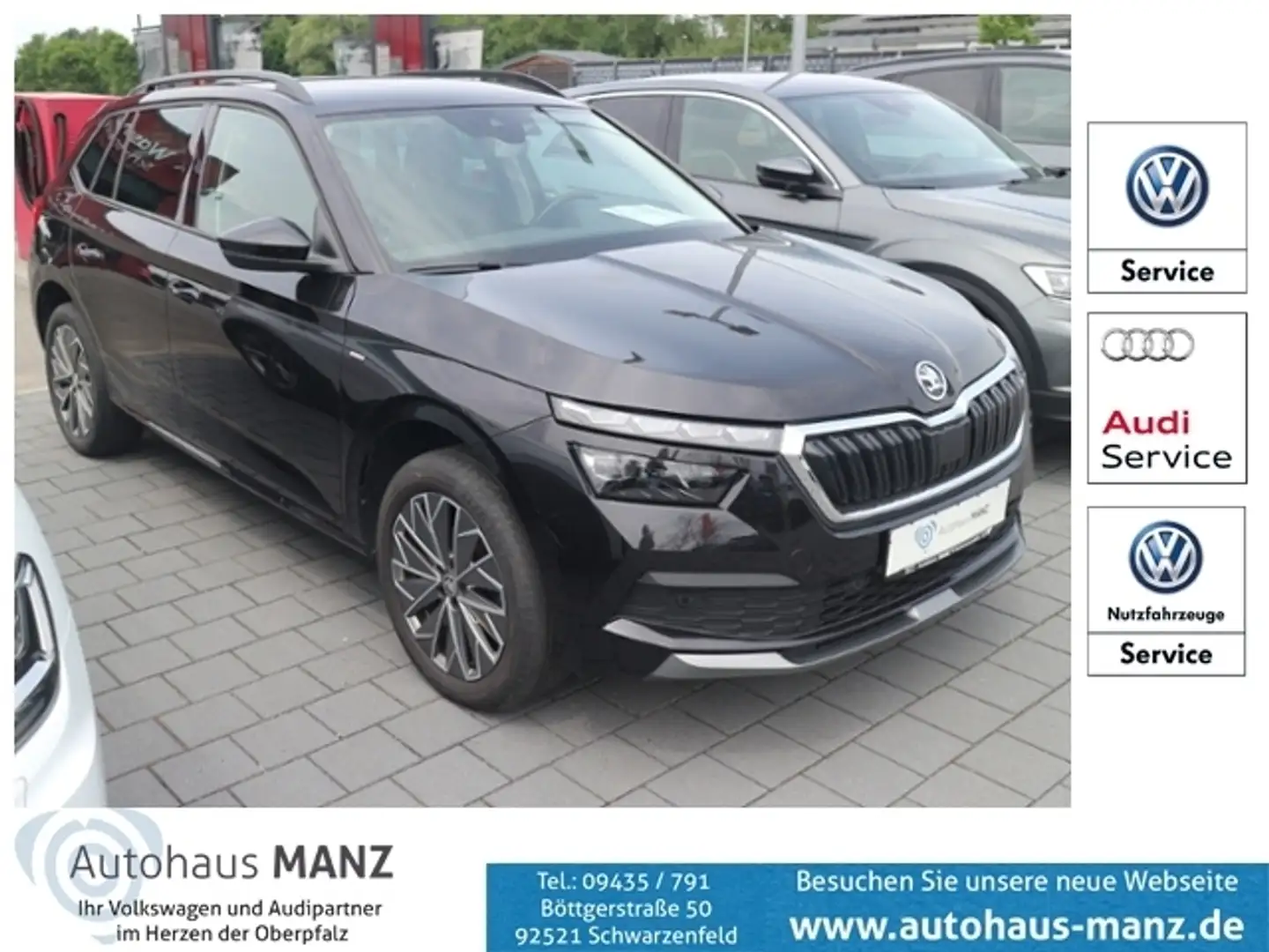 Skoda Kamiq 1.0 TSI Clever KLIMA LED NAVI ALU Noir - 1