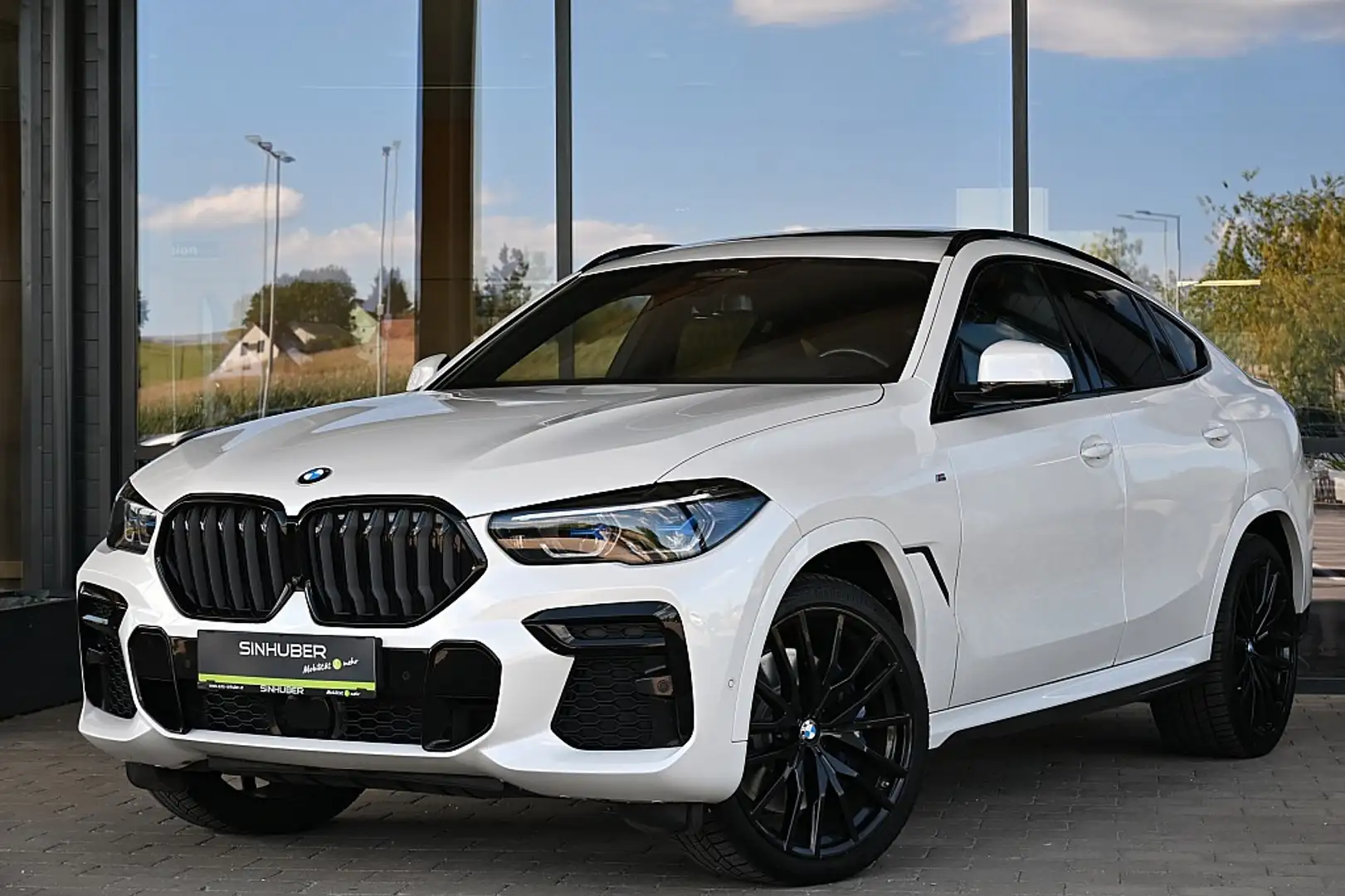 BMW X6 xDrive40d 48V Aut. M Sport NP €132tsd 22" ACC, ... Weiß - 1