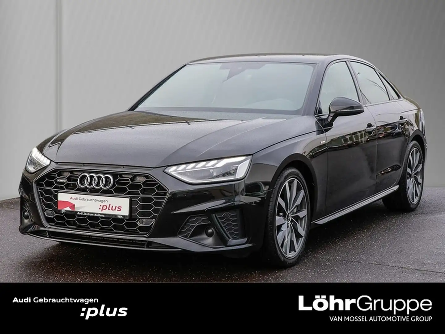 Audi A4 Limousine 40 TDI quattro S line Navi LED Zwart - 1