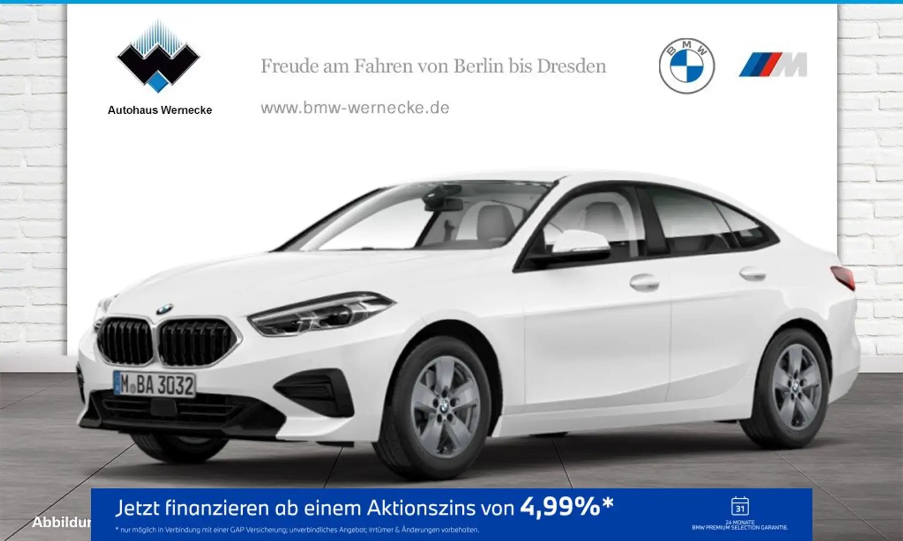 BMW 218 i Gran Coupé Advantage DAB WLAN Komfortzg. Weiß - 1