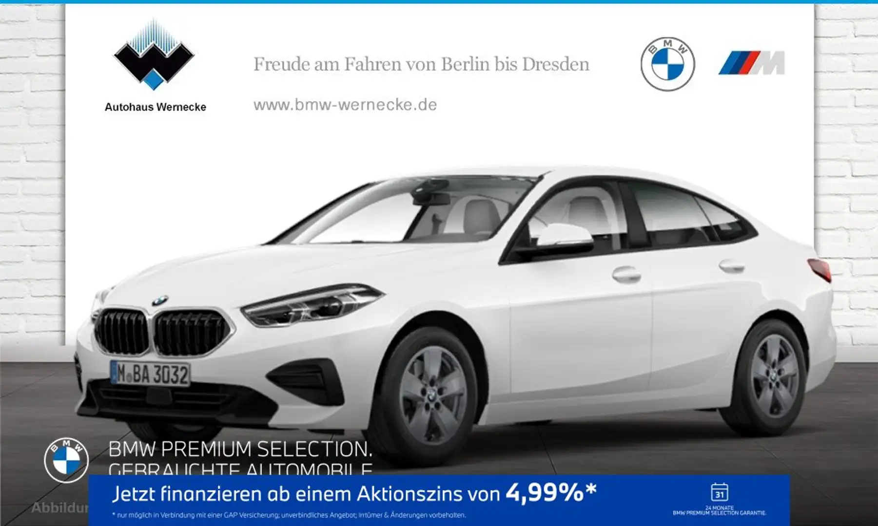 BMW 218 i Gran Coupé Advantage DAB WLAN Komfortzg. Weiß - 1