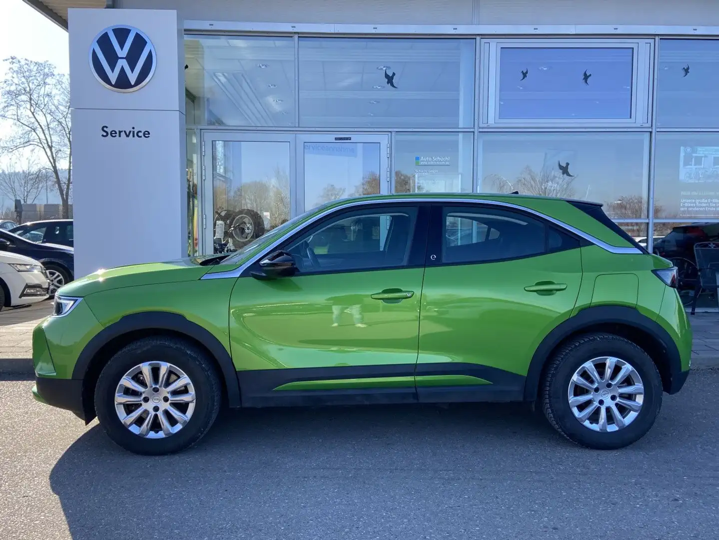 Opel Mokka-E EDITION 3-PHASIG+CCS+KAMERA+LED+ACC+SHZ+ Grün - 2