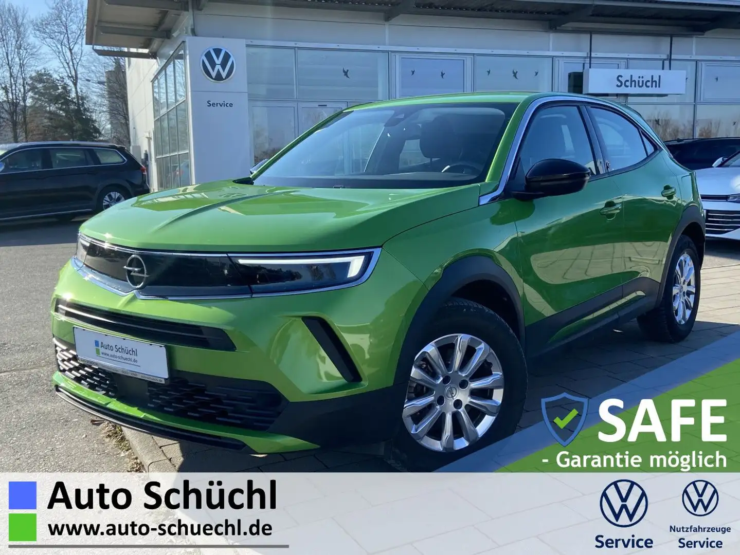 Opel Mokka-E EDITION 3-PHASIG+CCS+KAMERA+LED+ACC+SHZ+ Grün - 1