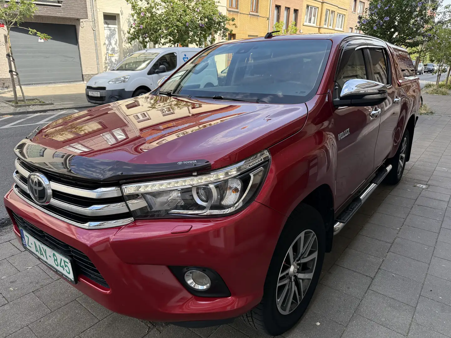 Toyota Hilux 2.4 D-4D 128000KM 100%BELGE 1er MAIN ETAT NEUF!! Rouge - 1