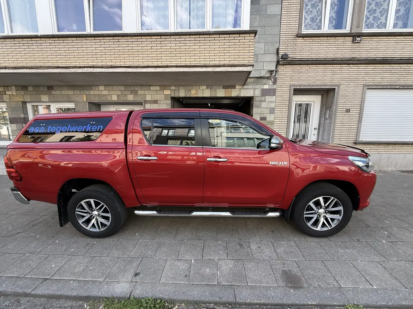 Toyota Hilux 2.4 D-4D 128000KM 100%BELGE 1er MAIN ETAT NEUF!! Rouge - 2