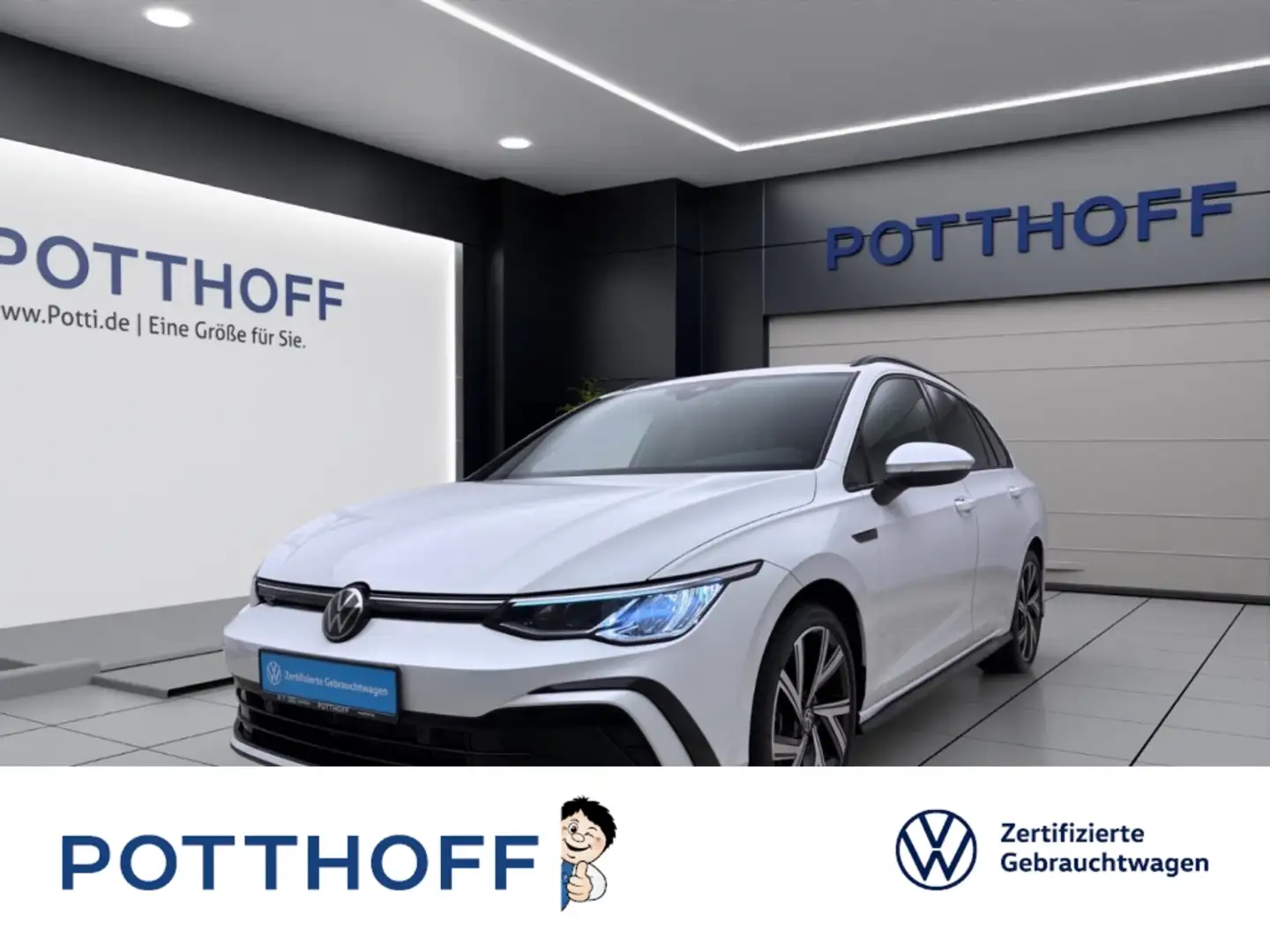 Volkswagen Golf Variant 1.5 eTSI DSG R-LINE NAVI KAMERA PDC ACC Weiß - 1