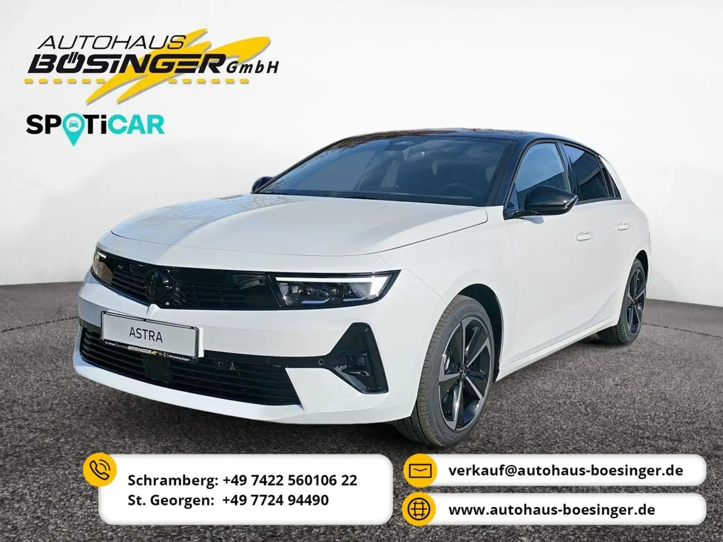 Opel Astra GS Autom TechPaket HUD/SHZ-LHZ/PDC/CAM/AHK Blanc - 1