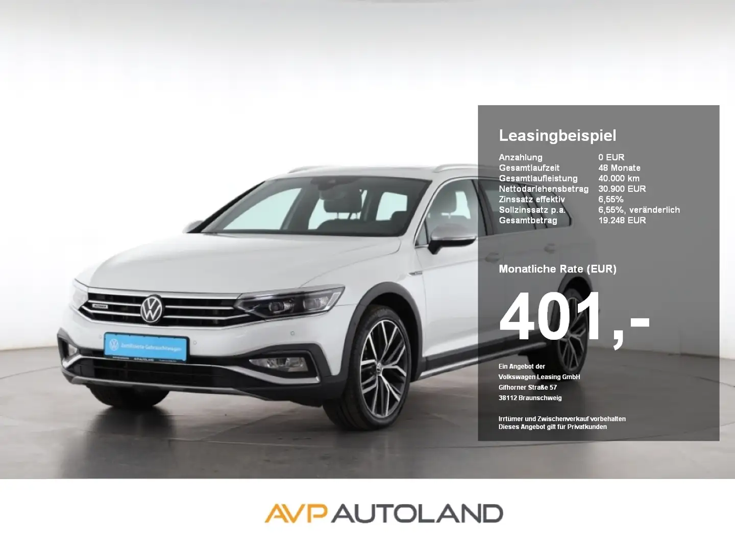 Volkswagen Passat Alltrack Passat Variant 2.0 TDI DSG 4MOTION Alltrack Weiß - 1