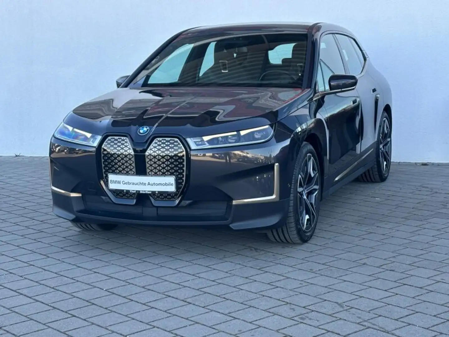 BMW iX xDrive40 Leasing mtl.499€/AHK/LASER/PANO-SKY Grau - 2