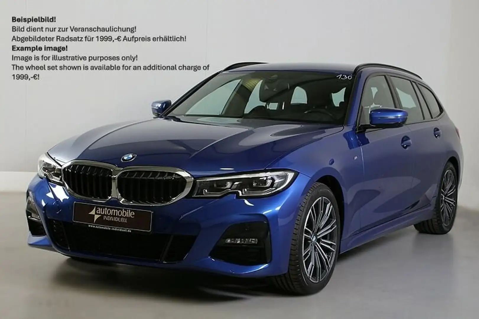 BMW 320 i AT M Sport Leder Laser ACC HuD LiveCockpit Bleu - 2