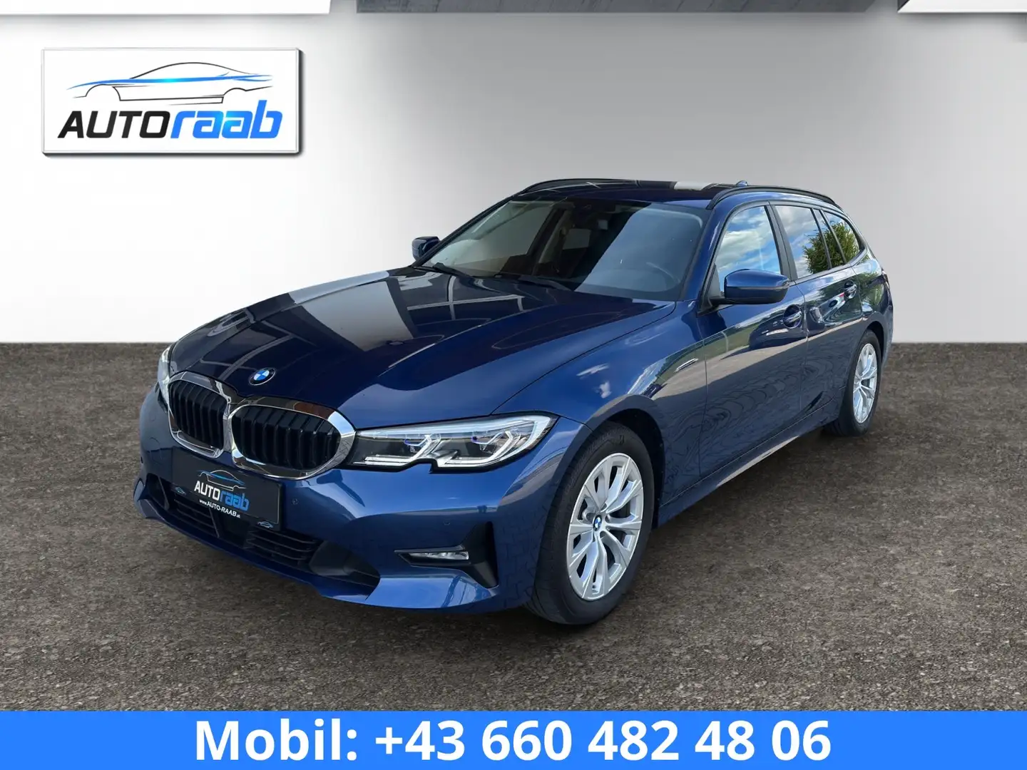 BMW 318 318 d Touring G21 **LASER*PDC*CAR-PLAY*NAVI*AHV** Blau - 1