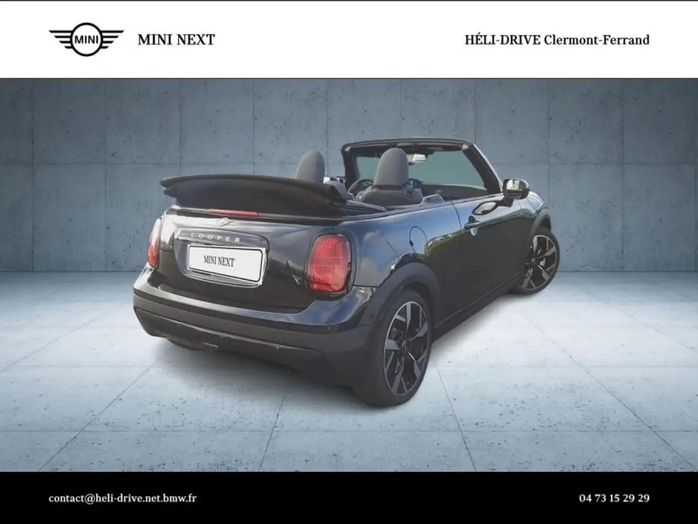 MINI Cooper Cabrio C 163ch Classic DKG7 Noir - 2