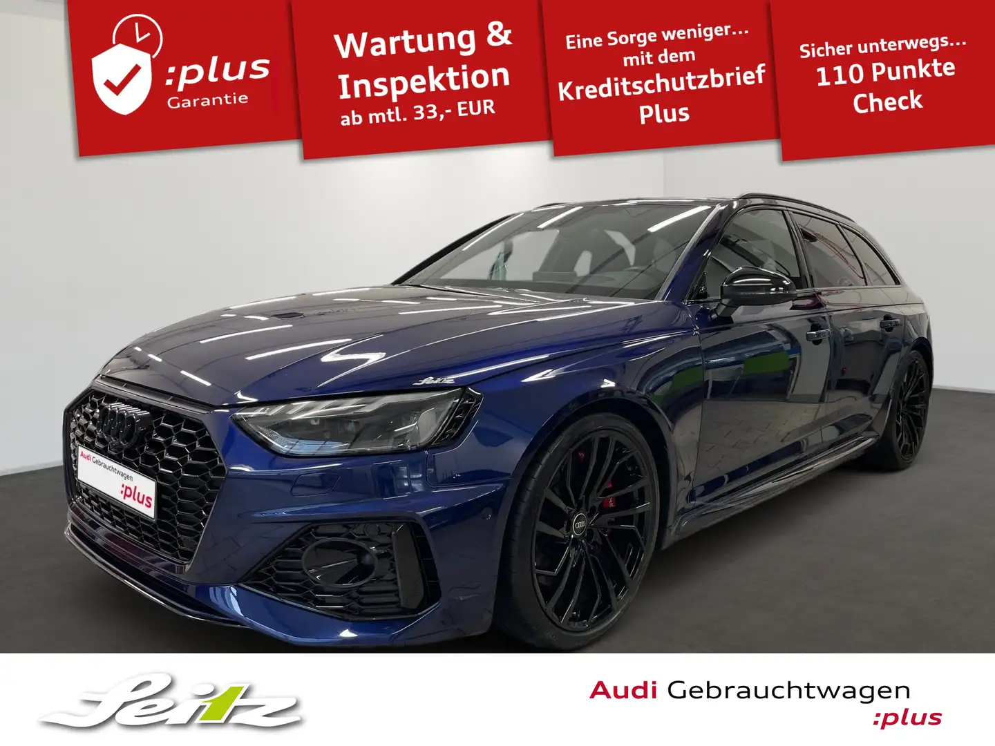 Audi RS4 RS 4 Avant 2.9 TFSI quattro *HEAD-UP*B&O*MATRIX*KA Blau - 1