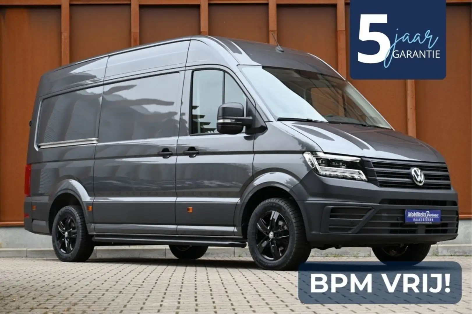 Volkswagen Crafter 2.0 TDI L3H3 140pk  LEDER  LED  € 399 pm =  5jr Grijs - 1