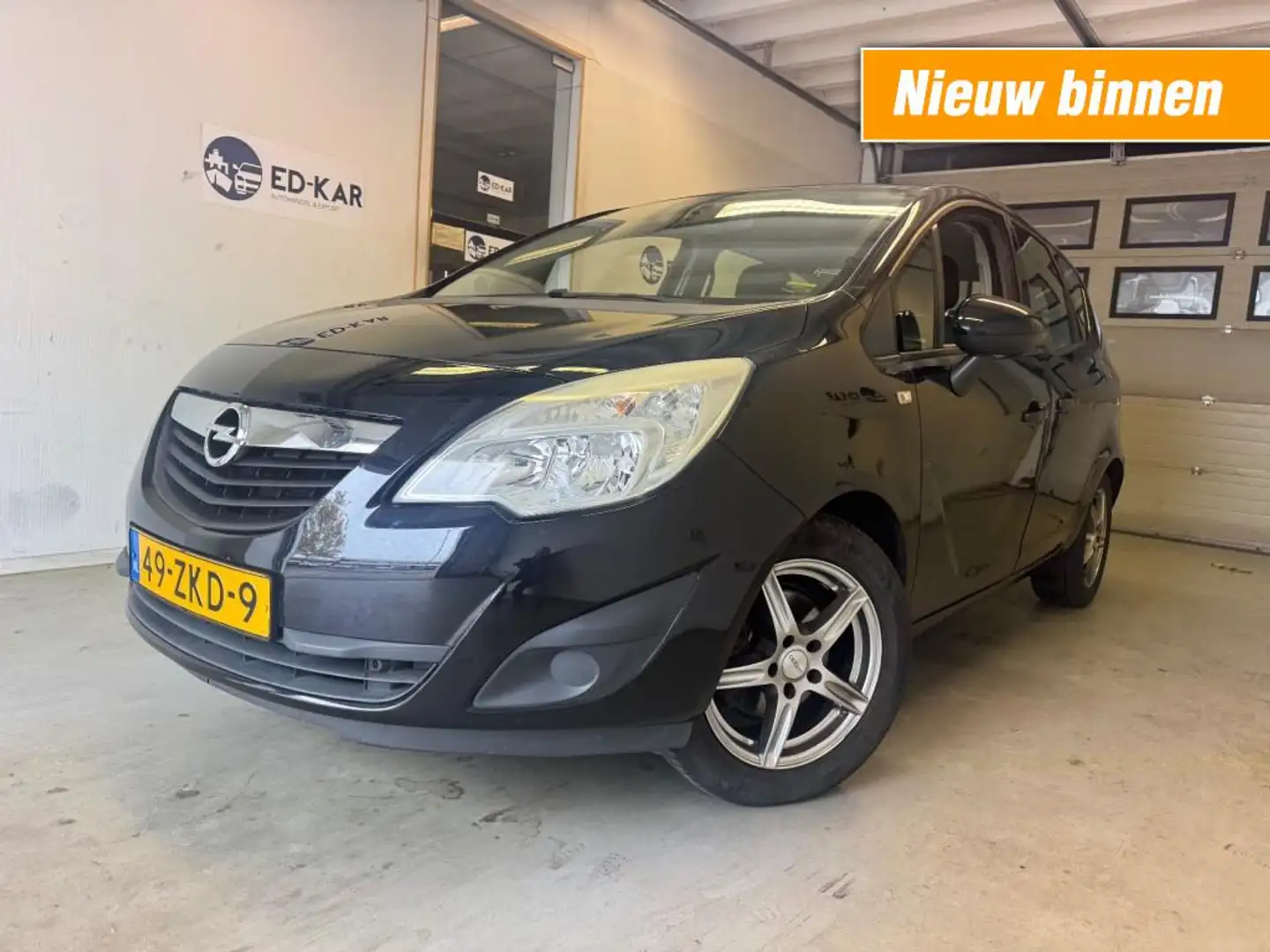 Opel Meriva 1.4 Turbo Edition CLIMA LMV NAP APK 10-2026 NETTE Zwart - 1