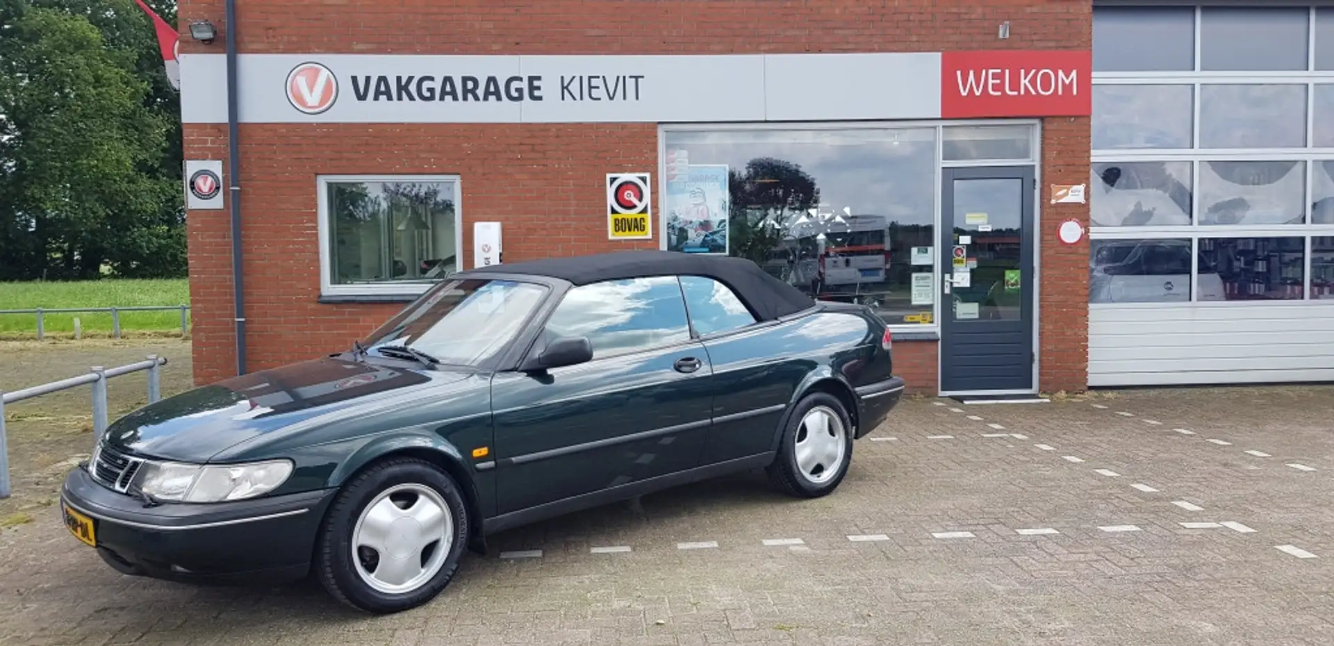 Saab 900 Cabrio 2.0 Turbo SE Groen - 2
