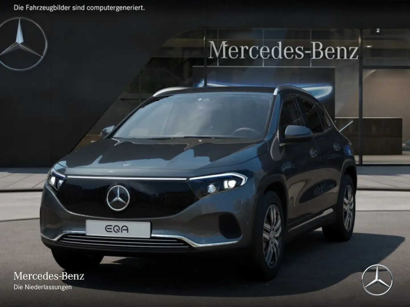 Mercedes-Benz EQA 300 4M PROG+ADVANCED+KAMERA+SPUR Grau - 2