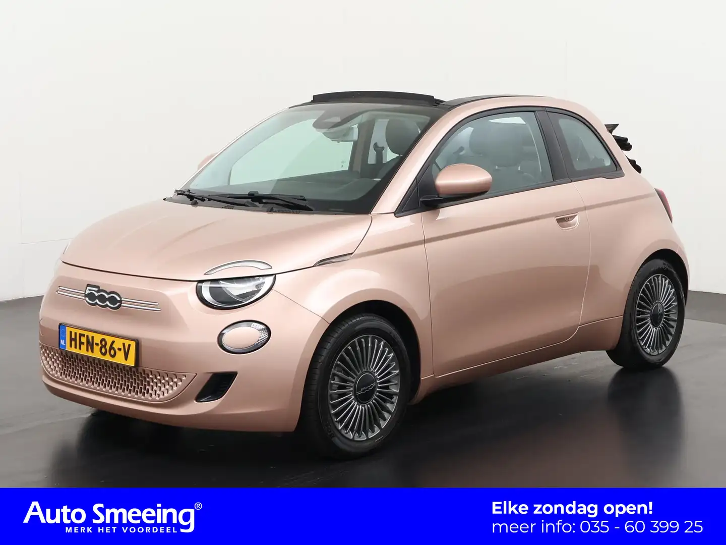 Fiat 500e Cabrio La Prima 42 kWh | Camera | Navigatie | Zond - 1