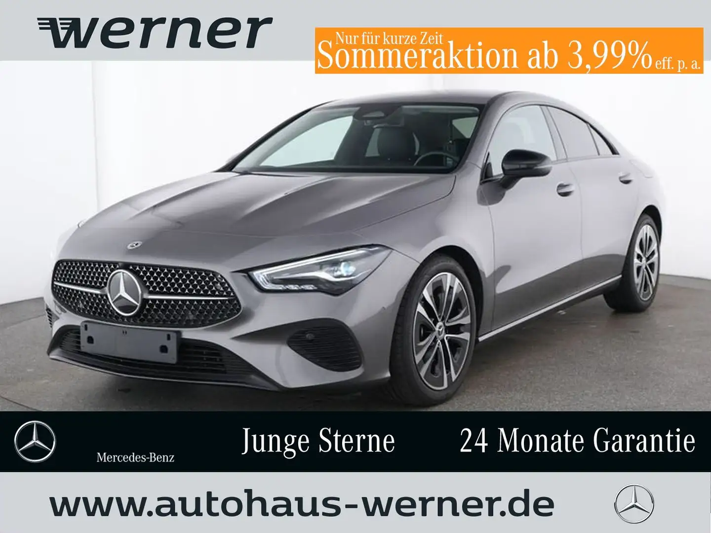 Mercedes-Benz CLA 180 PROG-ADV NIGHT WINTER DAB WDGS LED KAMER Gris - 1