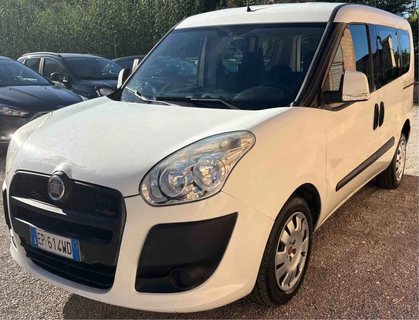 Fiat Doblo Doblo II 2010 1.6 mjt 16v Active 90cv Blanc - 1