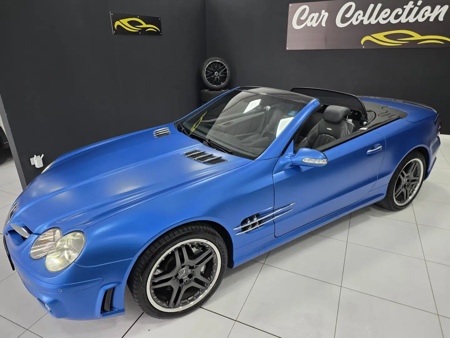 Mercedes-Benz SL 55 AMG SL 55 k AMG 500cv PAKET AMG SLR+PERFORMANCE 300KMH Blau - 1