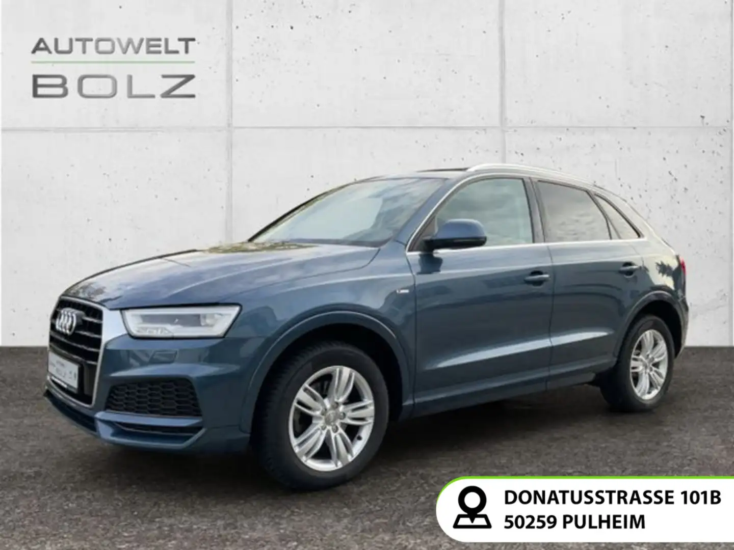 Audi Q3 S-Line 1.4 TFSI Navi LED S-LineExt TechSelect Blau - 1