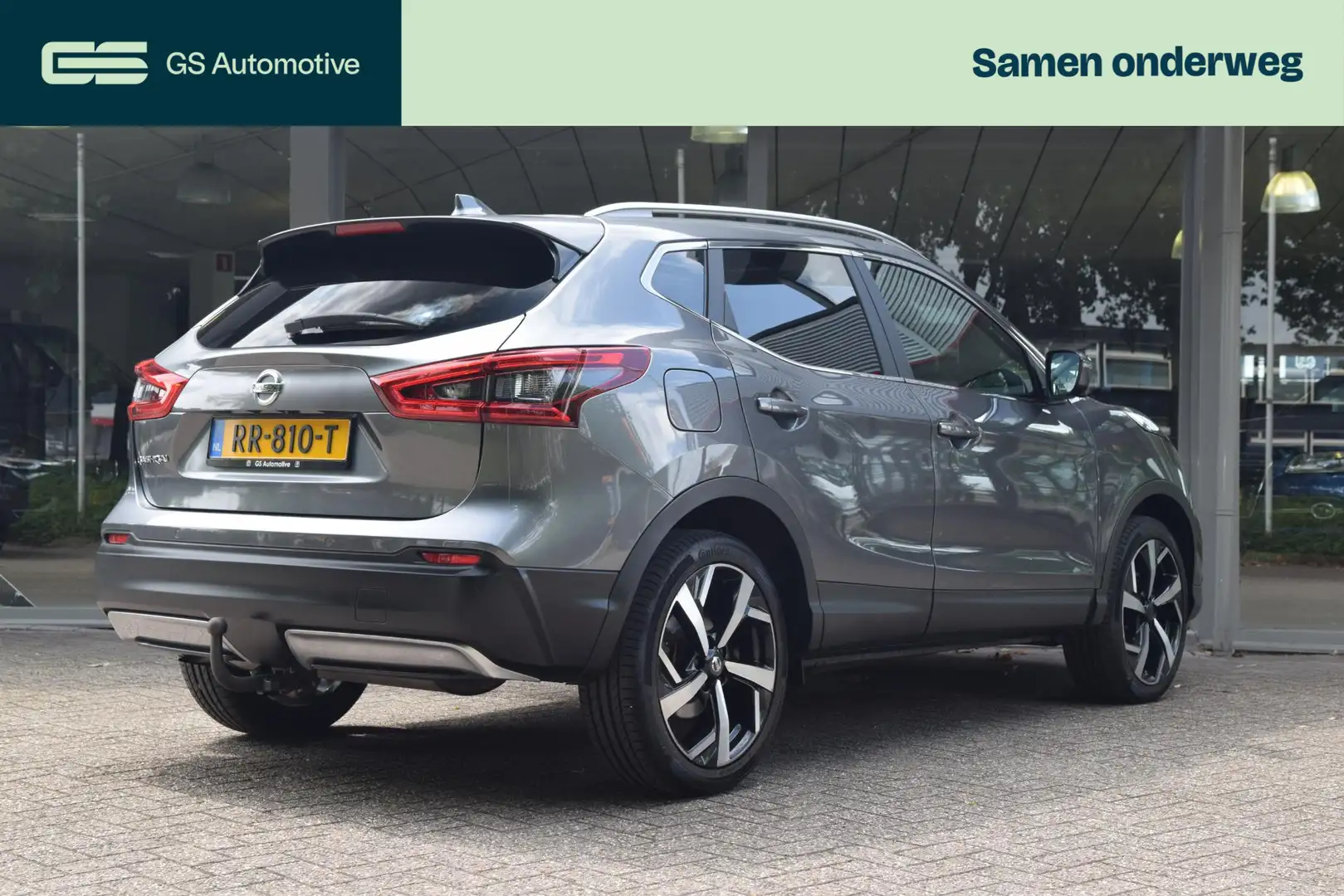 Nissan Qashqai 1.2 Tekna + Automaat,Navi, Panorama, Camera, afn. Grijs - 2
