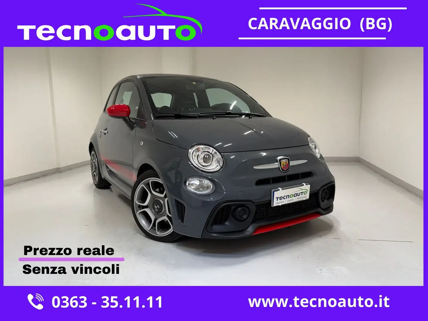 Abarth 595 595 1.4 Turbo T-Jet 145 CV Grigio - 1
