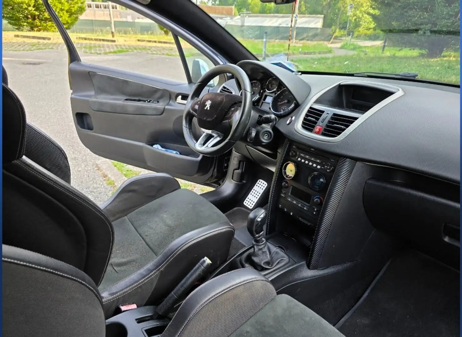 Peugeot 207 207 3p 1.6 16v Gti stage 4 forgiata Nero - 2