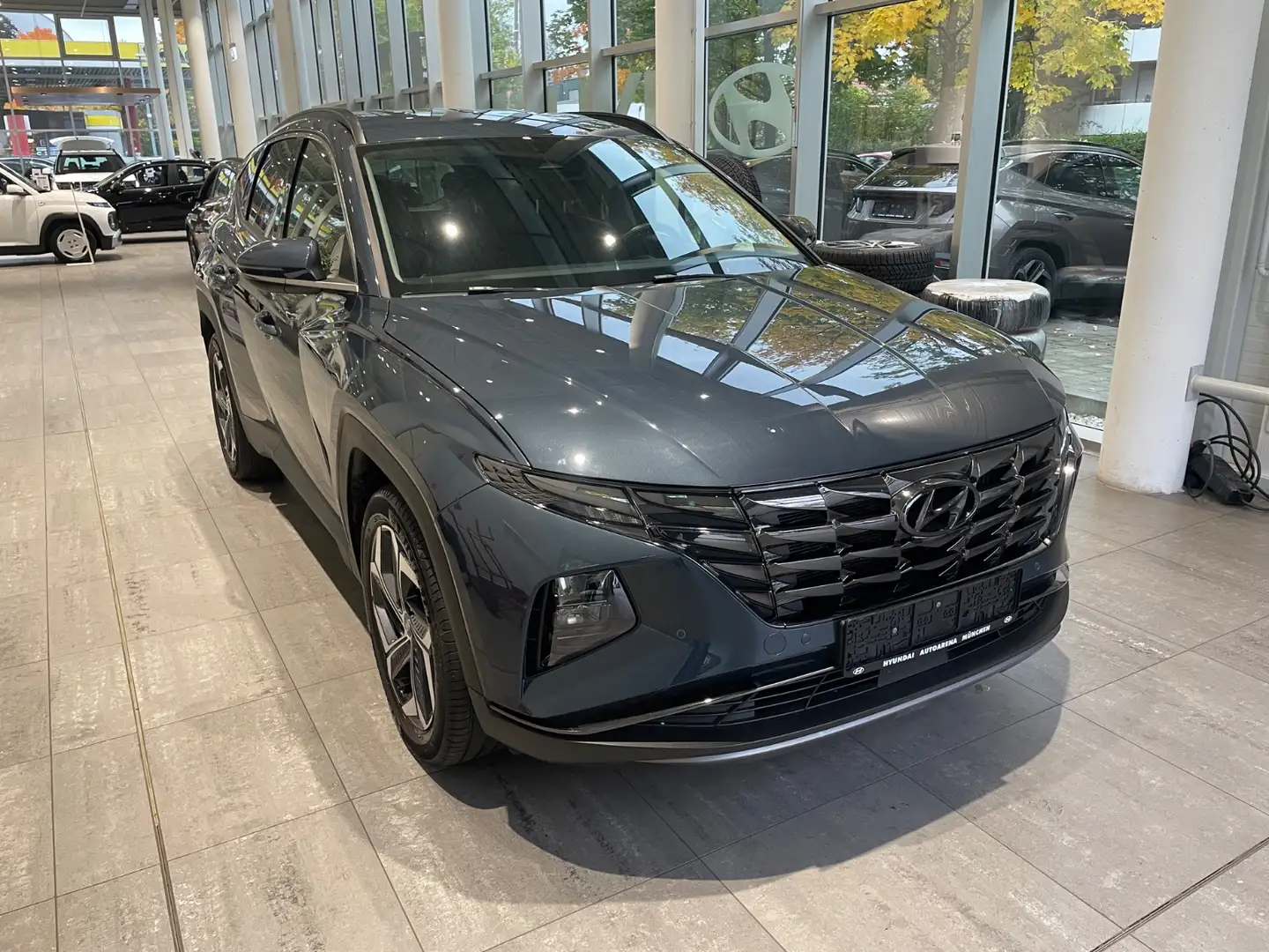 Hyundai TUCSON 1.6 T-GDI Trend 2xKlima ACC AUT DynLicht Blau - 2