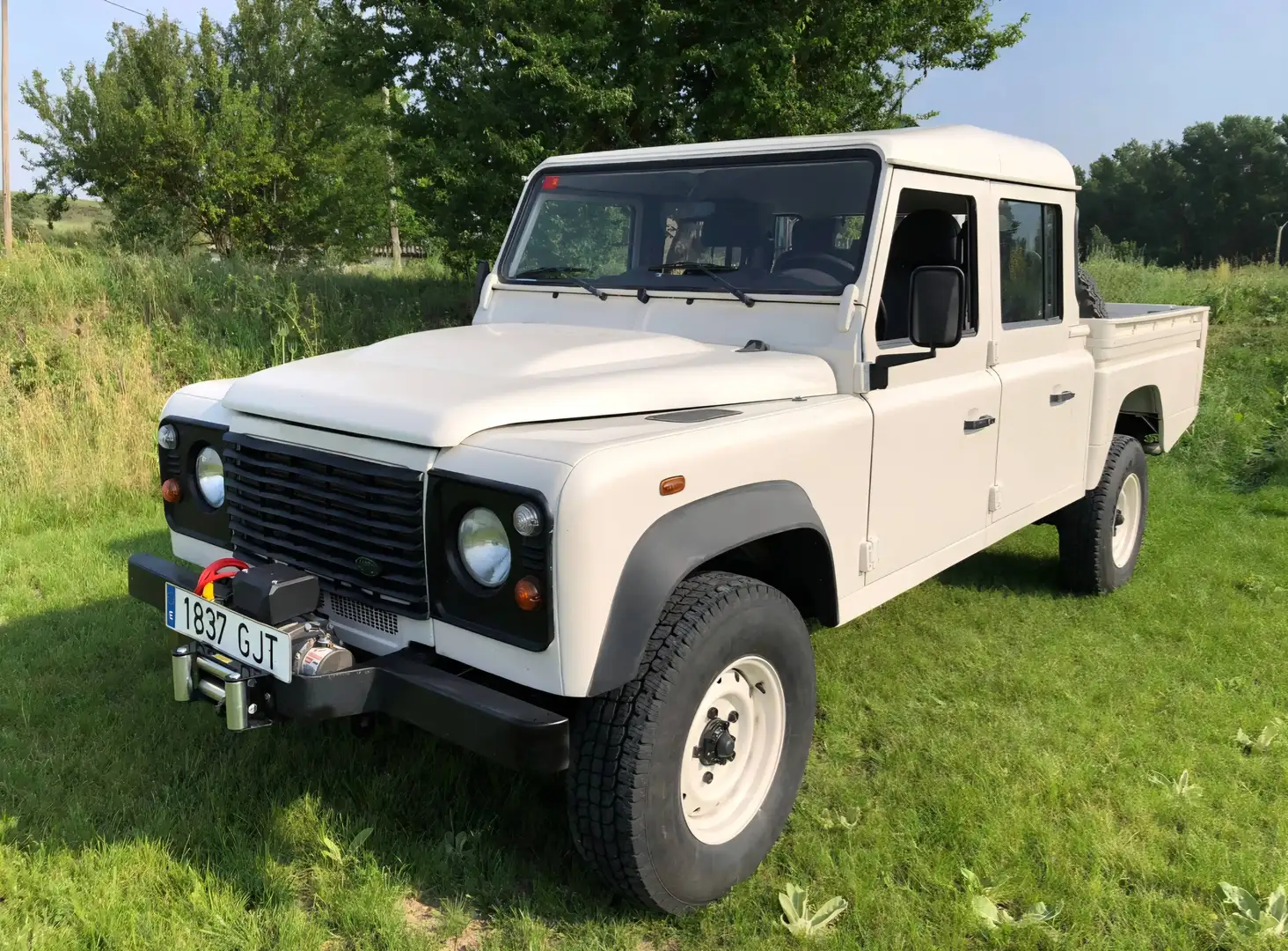 Land Rover Defender Td4 130 pic kup Blanco - 2