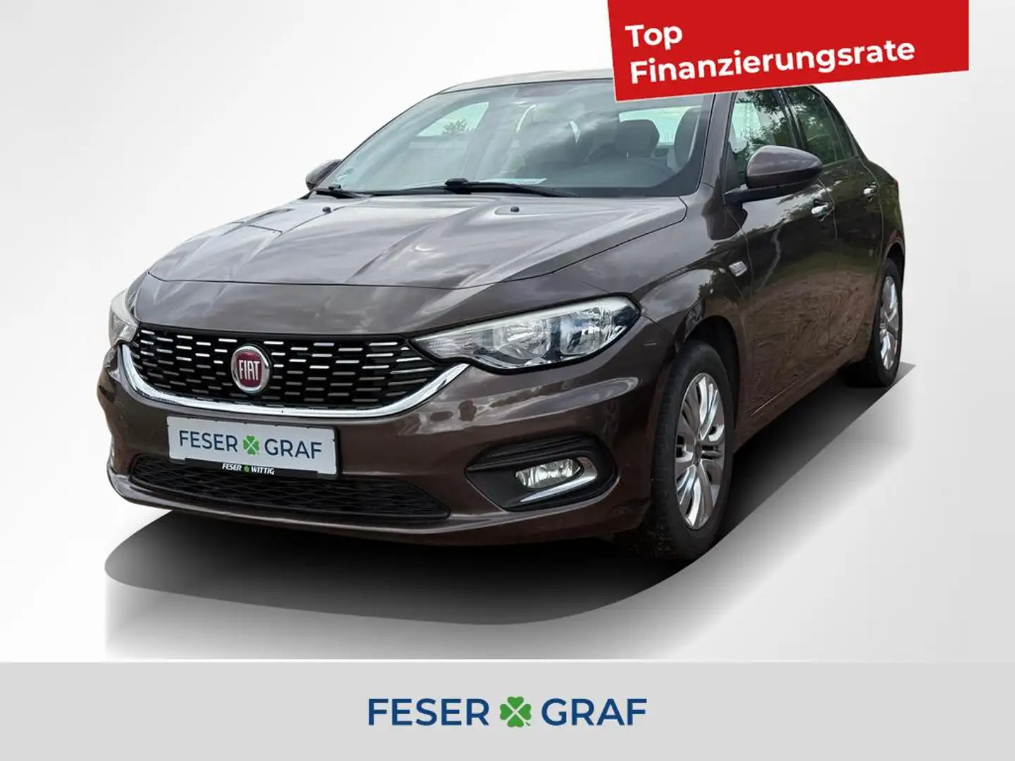 Fiat Tipo 1.4 Easy Kamera/NAVI/GRA/Klimaauto/4xeFh/Nebel/Len Braun - 1